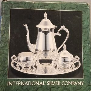 International Silver Company Elegant Silver Coffee/Tea Set